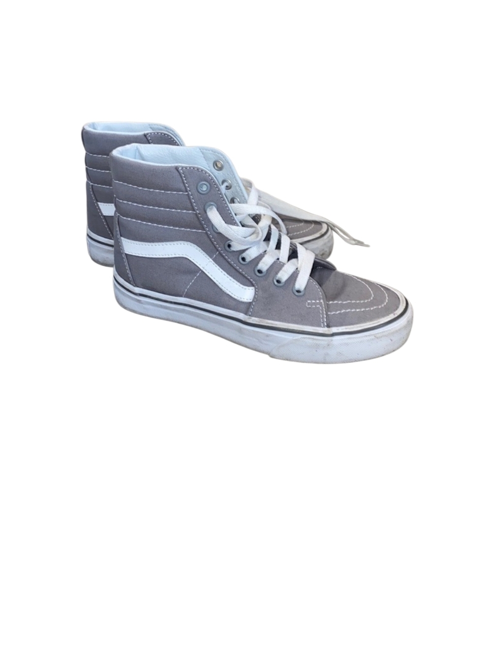 VANS Sk8-Hi High Top Skate Sneakers Canvas US Men 9 Women 10.5 . GUC OBO